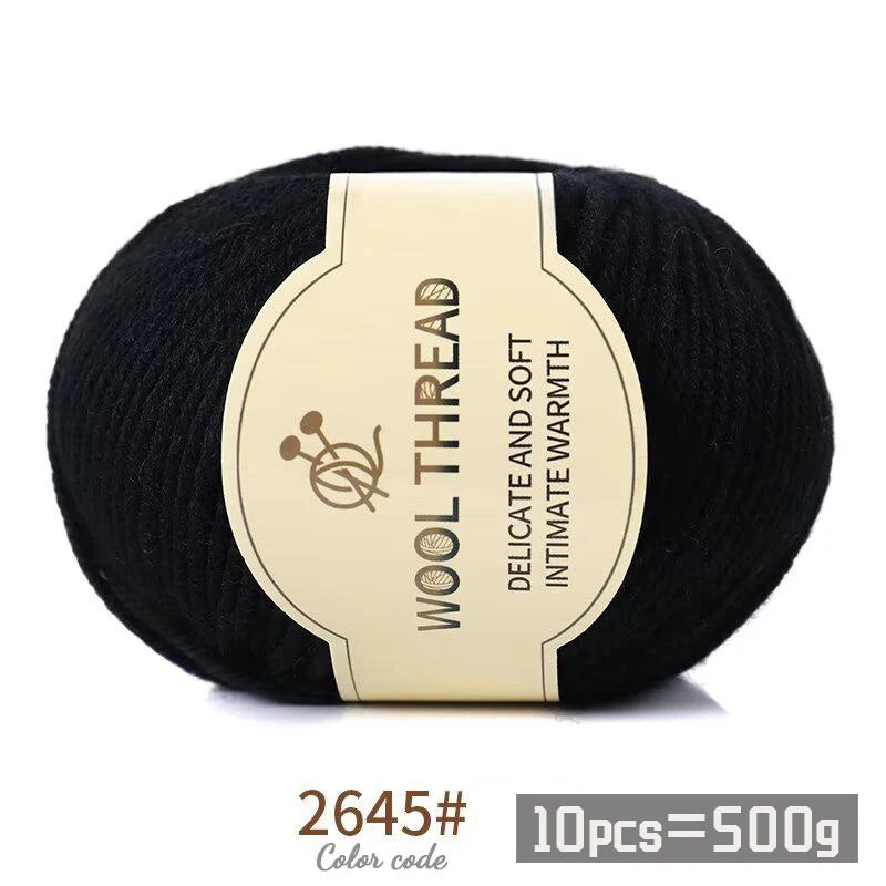 500g 290 Medium Coarse Combed Alpaca Wool Yarn | 10 Balls/Pack