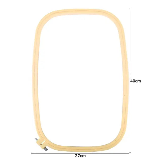 Round Square Plastic Embroidery Hoops