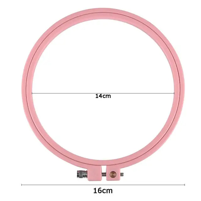 Round Square Plastic Embroidery Hoops