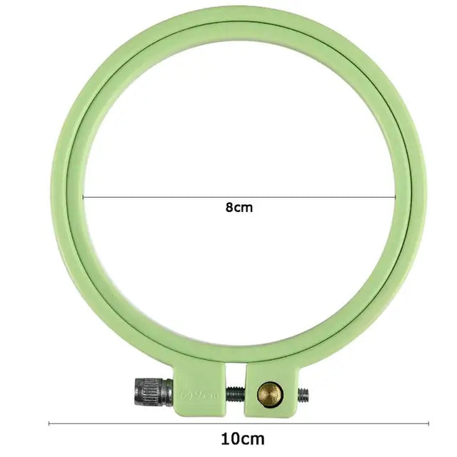 Round Square Plastic Embroidery Hoops