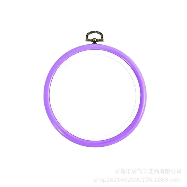 Round Square Plastic Embroidery Hoops