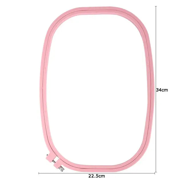 Round Square Plastic Embroidery Hoops
