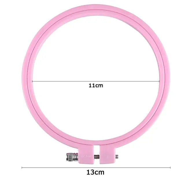 Round Square Plastic Embroidery Hoops