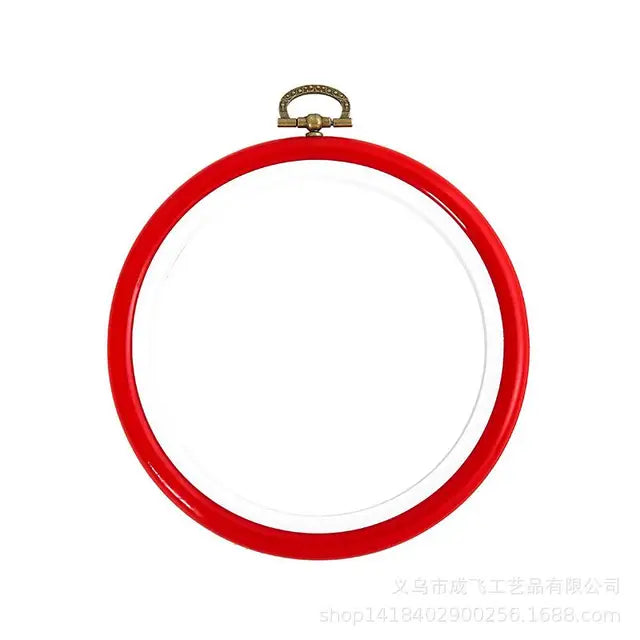 Round Square Plastic Embroidery Hoops