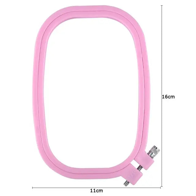Round Square Plastic Embroidery Hoops