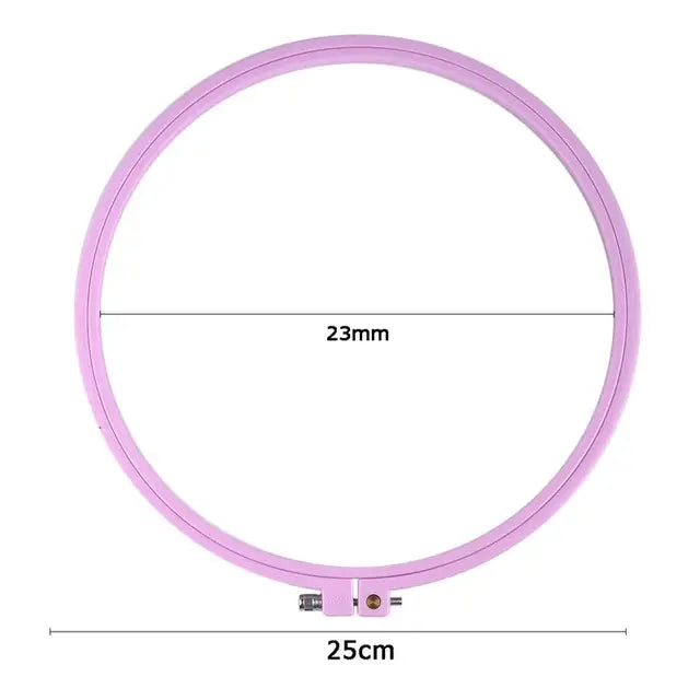 Round Square Plastic Embroidery Hoops