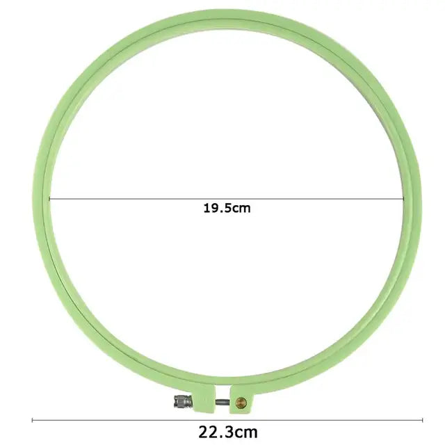 Round Square Plastic Embroidery Hoops