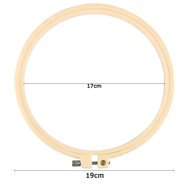 Round Square Plastic Embroidery Hoops