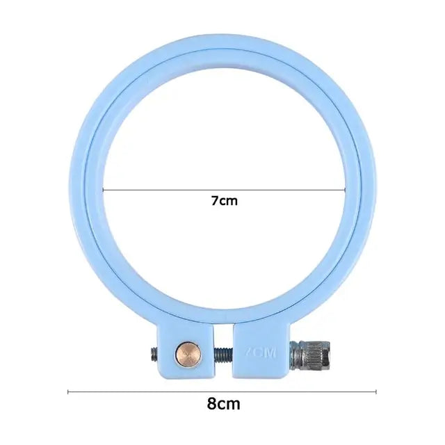 Round Square Plastic Embroidery Hoops