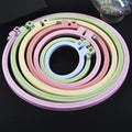 Round Square Plastic Embroidery Hoops