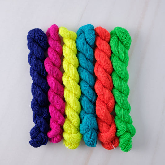 Appletons Wool Yarn - Hot Neon 651 -656
