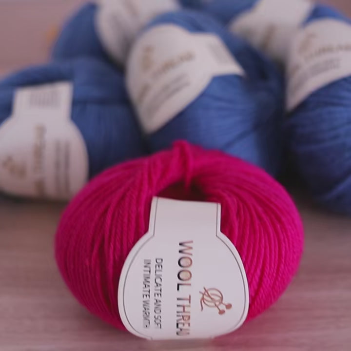 500g 290 Medium Coarse Combed Alpaca Wool Yarn | 10 Balls/Pack